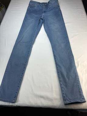 H&M &Denim High Waist Jeggings Light Blue Wash 31/32